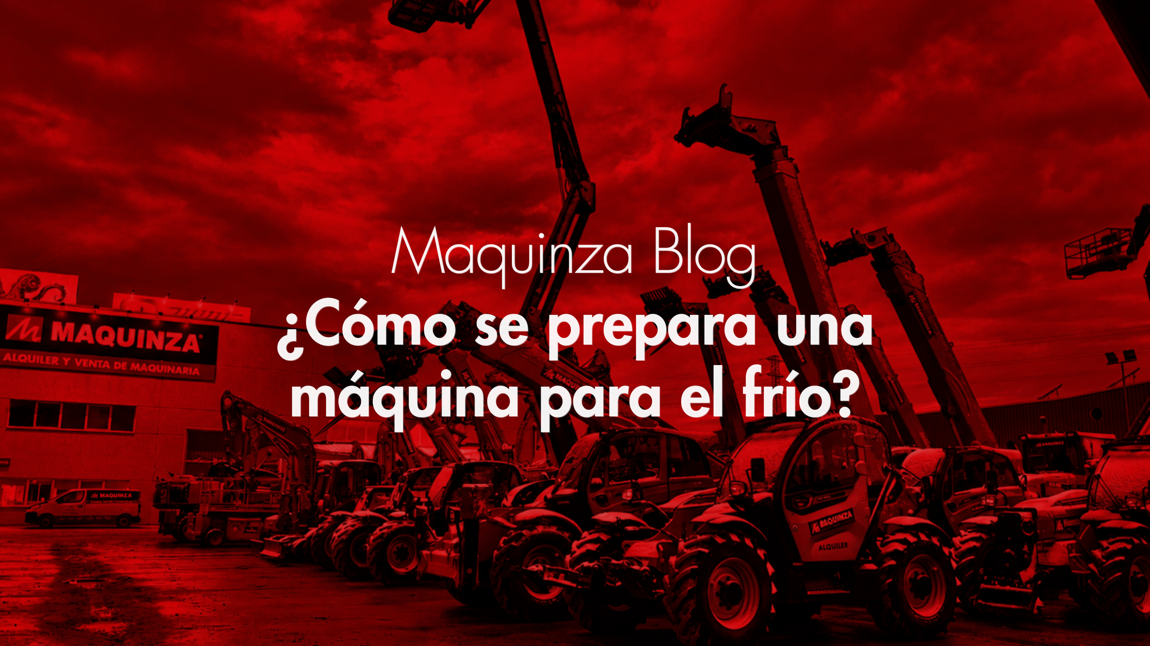 ¿Cómo preparar la maquinaria para la llegada del frío?
